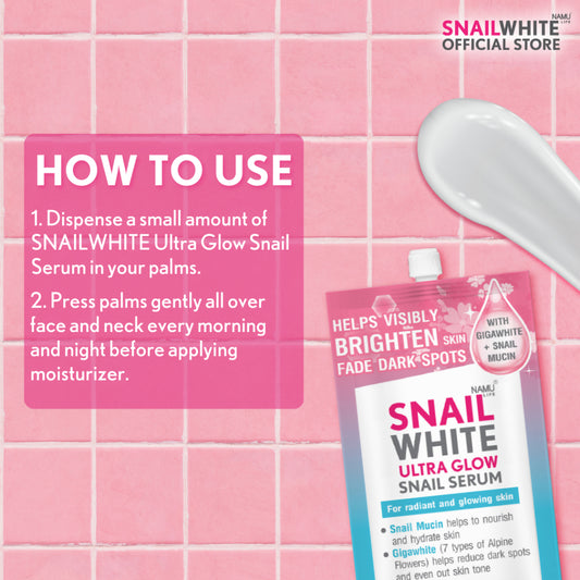 SNAILWHITE Ultra Glow Whitening Serum 7mL by NAMU Life