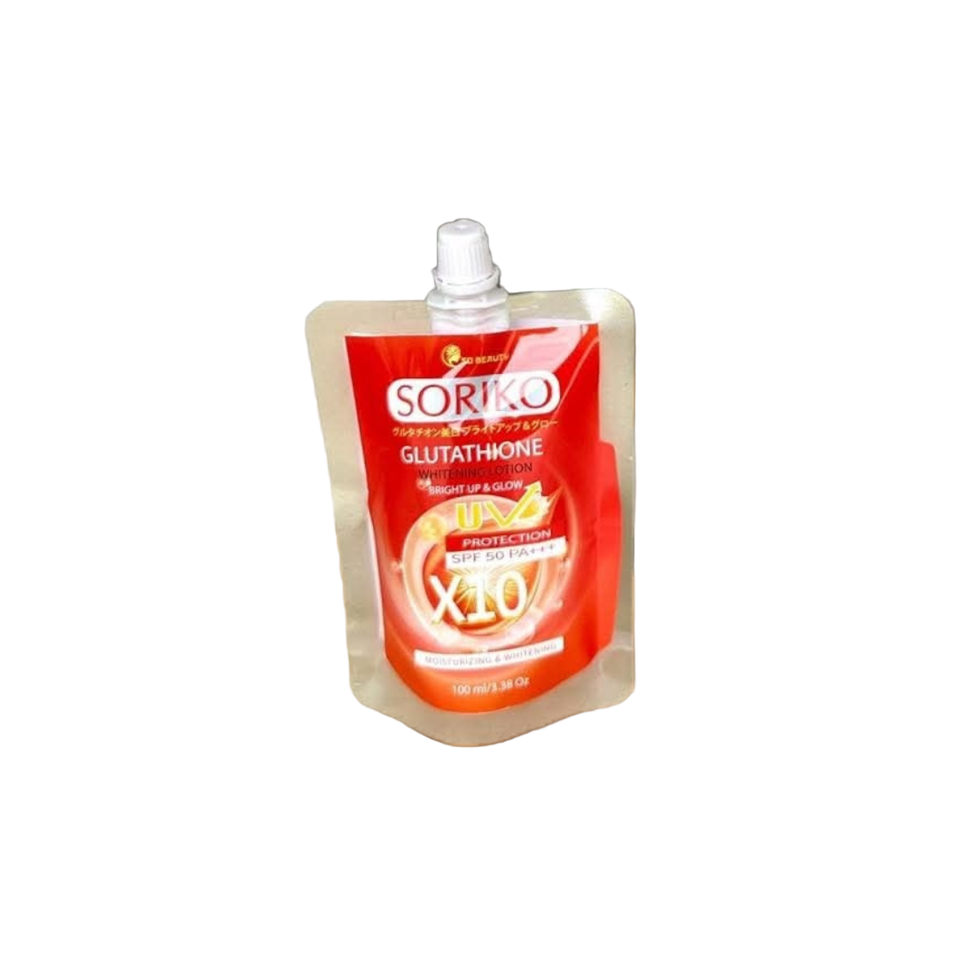 SORIKO Glutathione Whitening Lotion (Bright Up & Glow)