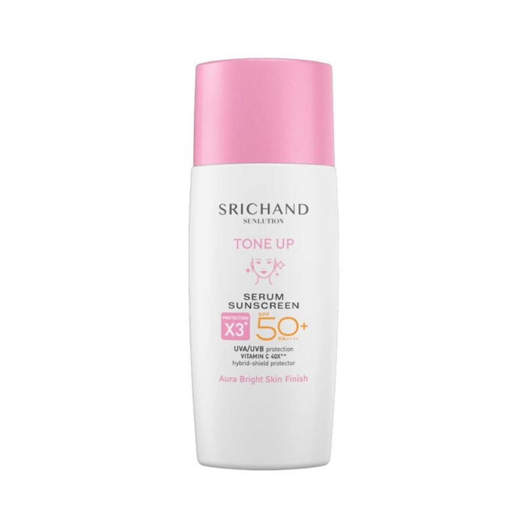 SRICHAND Serum Sunscreen SPF50+ PA++++ (Tone Up, Aura Bright Finish) 40ml