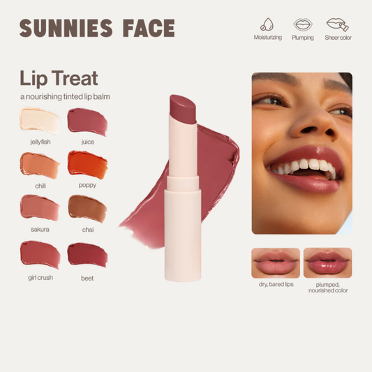 SUNNIES FACE Lip Treat (Moisturizing Tinted Lip Balm)