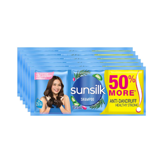 SUNSILK Shampoo (Anti-Dandruff Healthy Strong) - 6 Sachets
