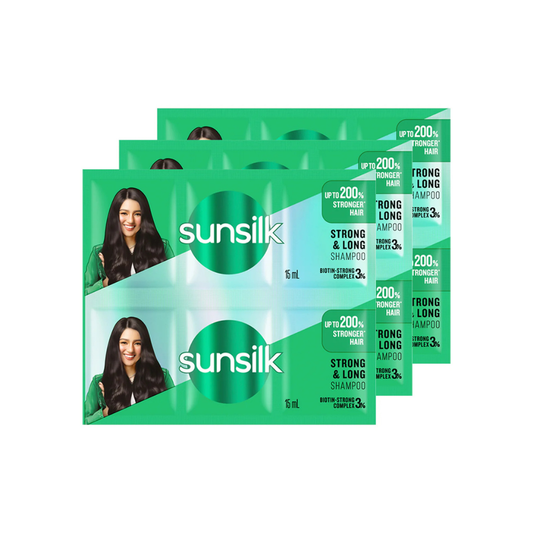 SUNSILK Shampoo (Strong & Long) - 6 Sachets