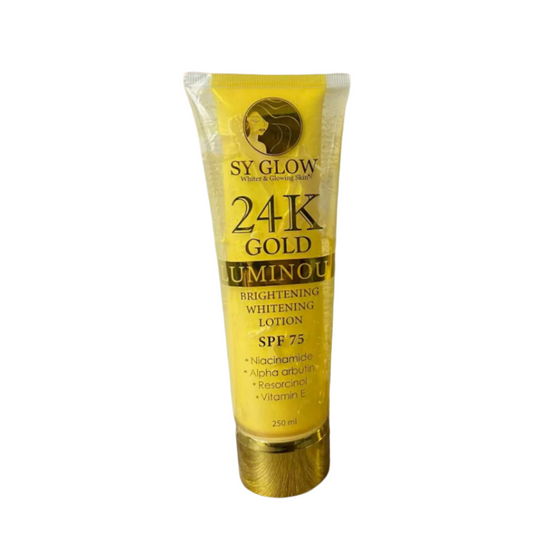 SY GLOW 24k Gold Luminous Brightening Lotion SPF75 250ml