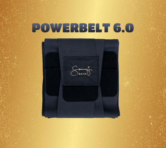 Sammy J Gold Power Slim Belt 6.0