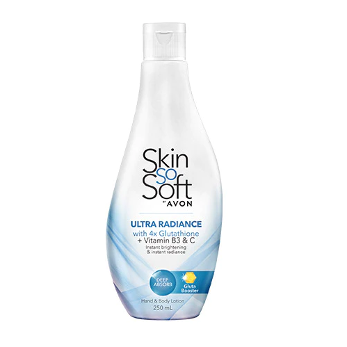 Skin So Soft Ultra Radiance (4x Glutathione + Vitamin B3 & C) Lotion by Avon 250mL
