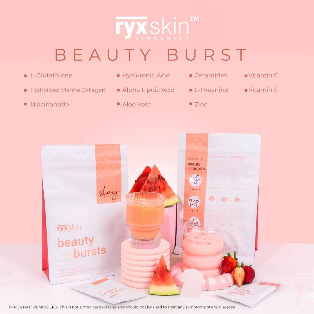 Slay Recipe Beauty Burst Milky Powder Mix by RyxSkin Sincerity (Net Weight 180g)