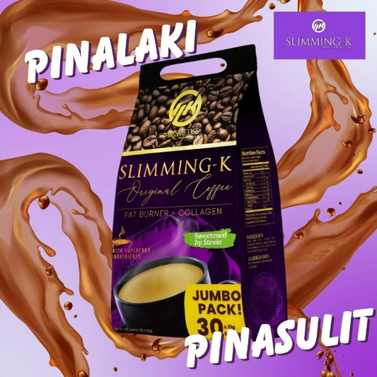 Slimming K Original Coffee (Fat Burner + Collagen) Jumbo Pack