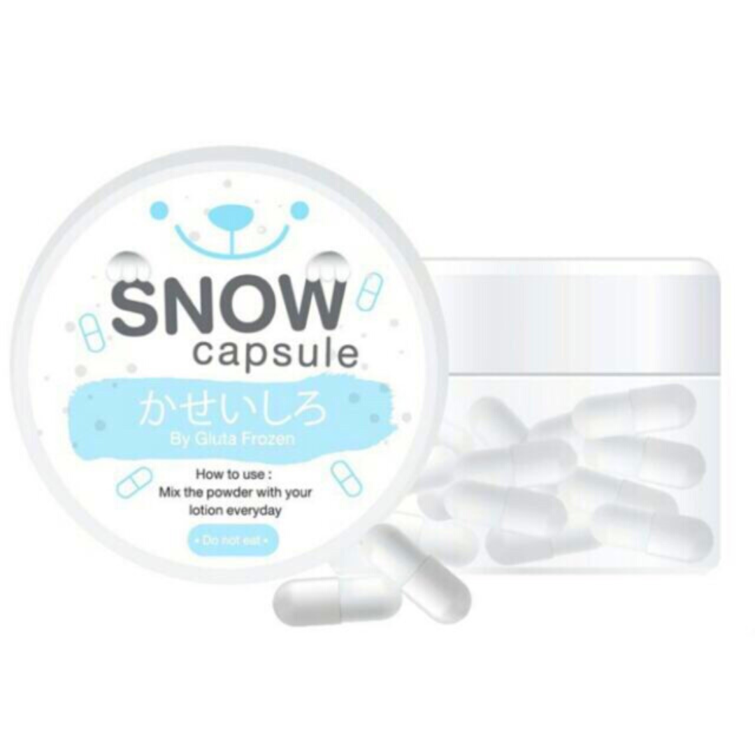 Snow Powder Capsule by Gluta Frozen (30 Capsules)