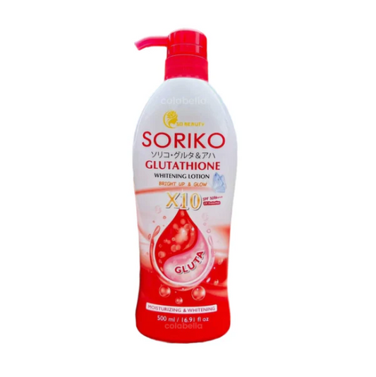 Soriko Glutathione (Bright Up & Glow) Whitening Lotion UV Protection SPF50++ 500ml