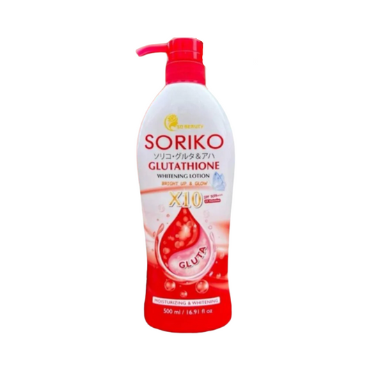 Soriko Glutathione (Bright Up & Glow) Whitening Lotion UV Protection SPF50++ 500ml