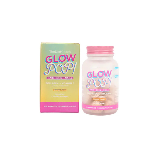 THE DIET COACH Glow Pop Collagen + Vitamin C (Orange) - 30 Tablets