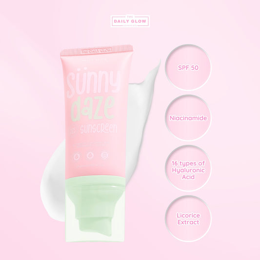 The Daily Glow Sunny Daze SPF50+ Sunscreen 50g