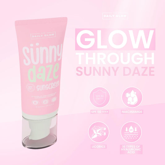 The Daily Glow Sunny Daze SPF50+ Sunscreen 50g