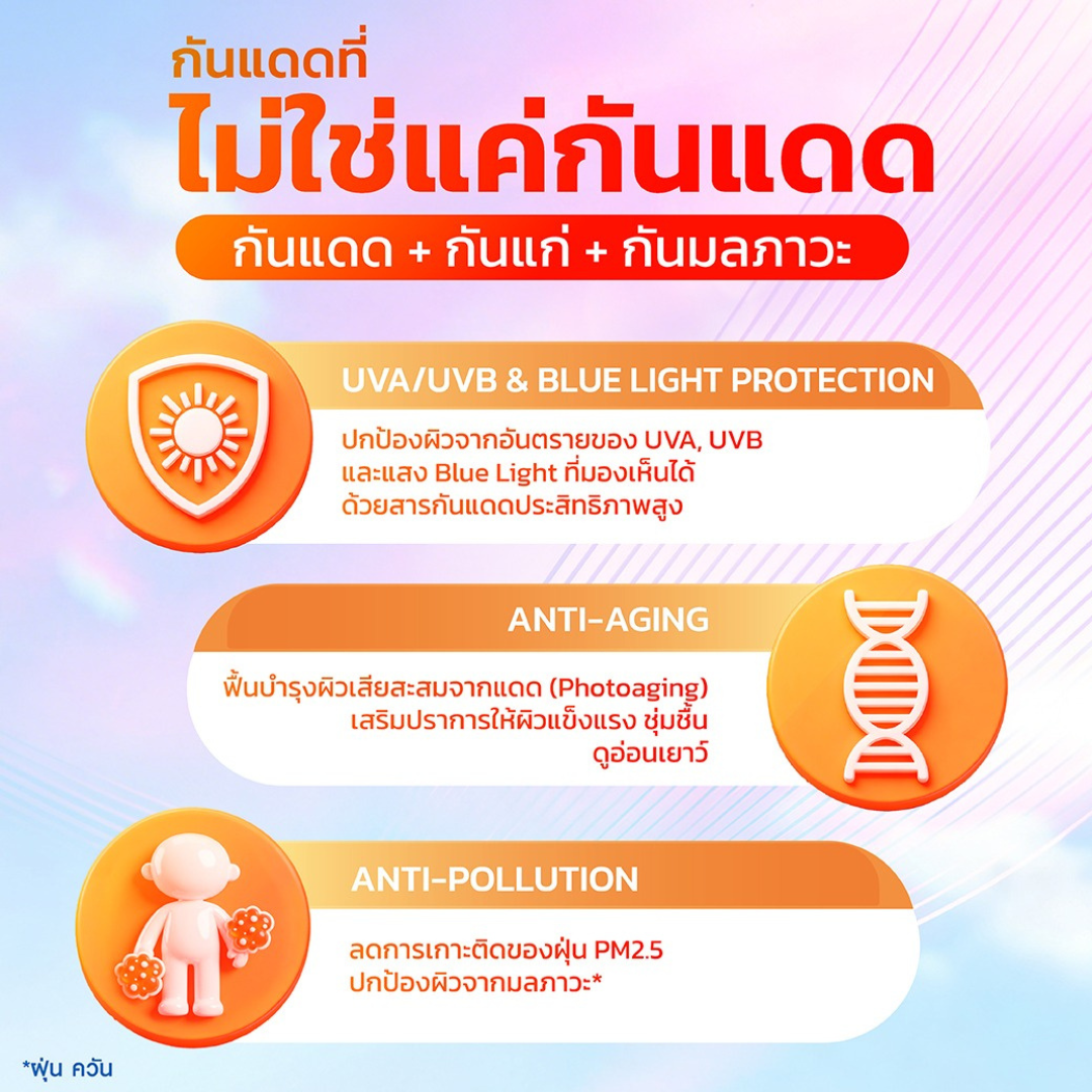 VASELINE Gluta-Hya UV Serum SPF50+ PA++++ (Photoage Defense) 260ml