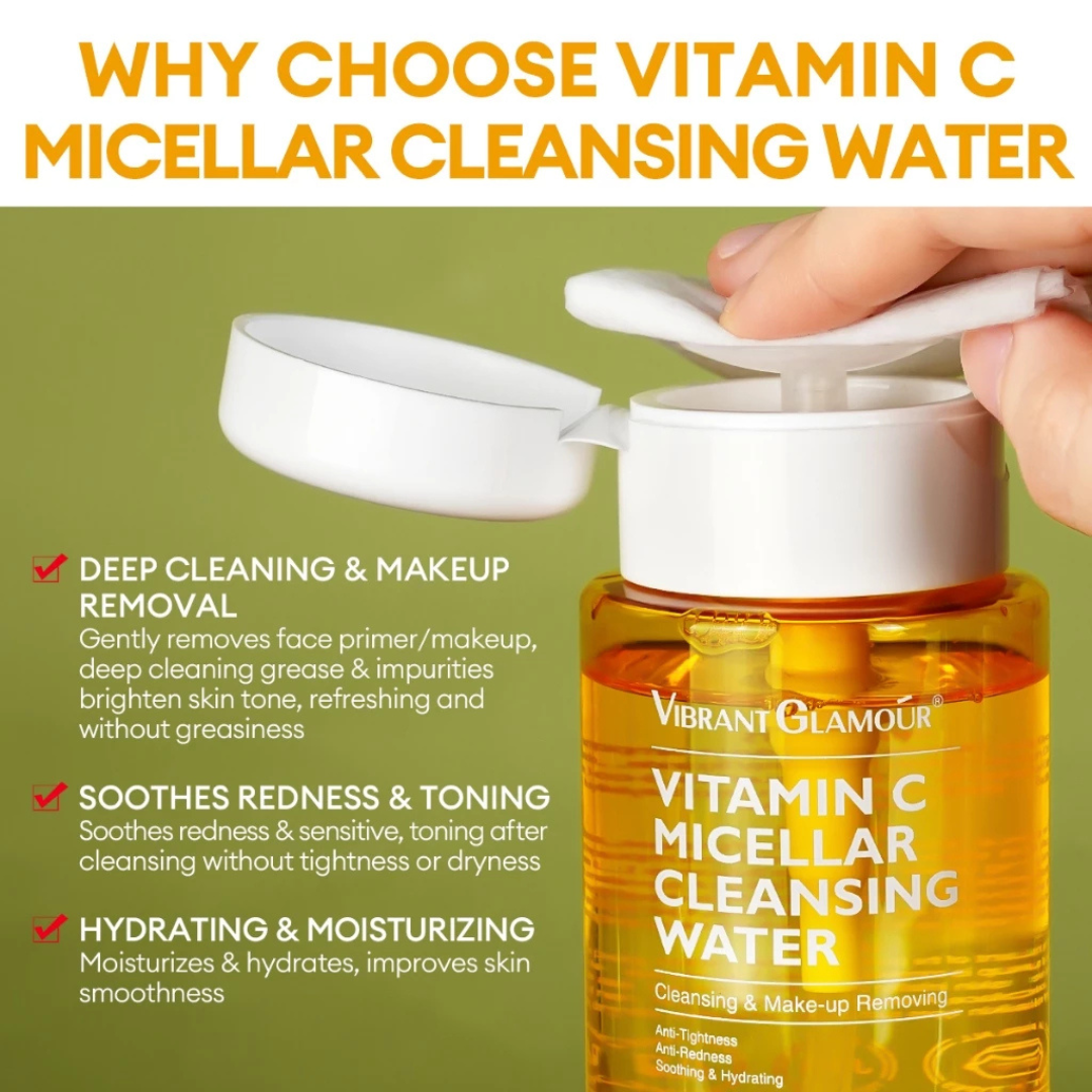 VIBRANT GLAMOUR Vitamin C Micellar Cleansing Water 200ml