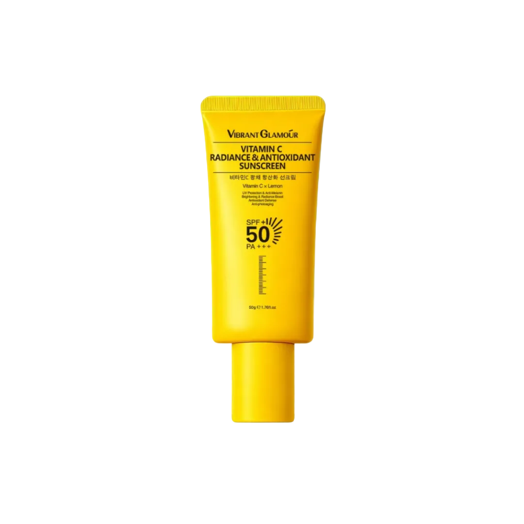 VIBRANT GLAMOUR Radiance & Antioxidant Sunscreen SPF50+ PA++ (Vitamin C x Lemon) 50g