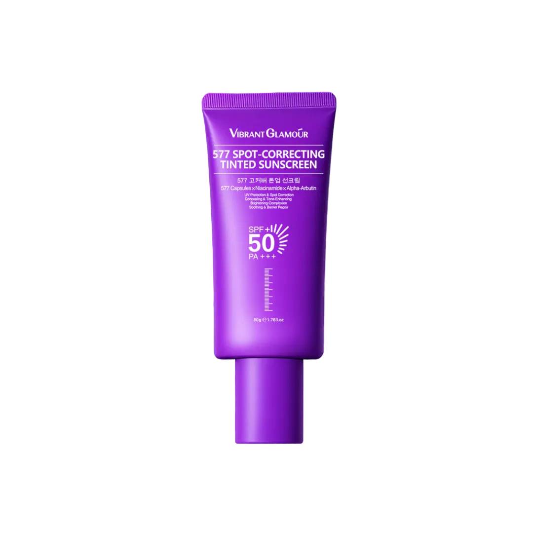 VIBRANT GLAMOUR Tinted Sunscreen SPF50+ PA++ (577 Spot-Correcting) 50g