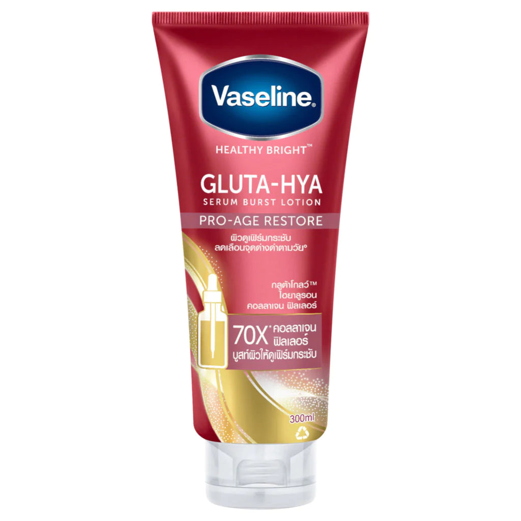 Vaseline Gluta-Hya Serum Burst Lotion Pro-Age Restore 300mL