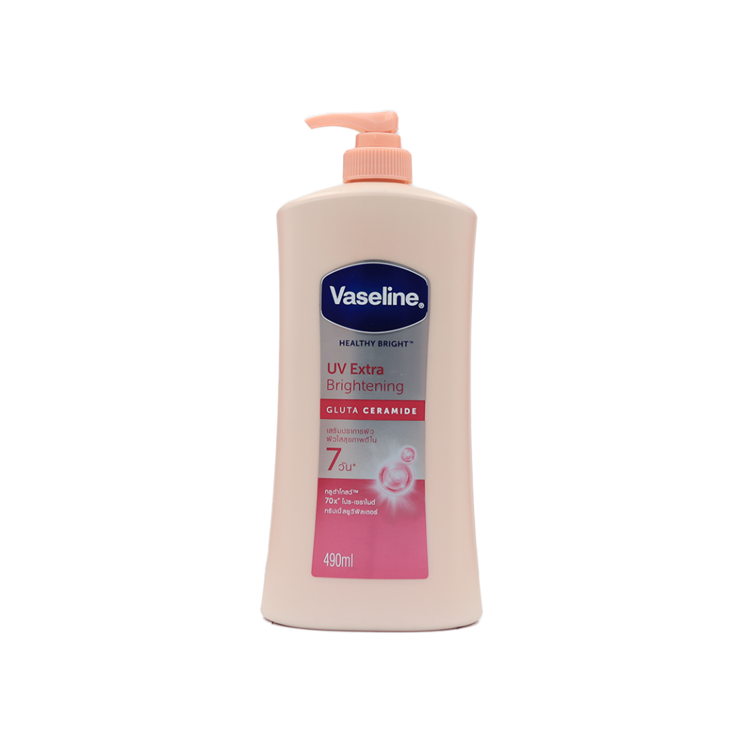 Vaseline Healthy Bright UV Extra Brightening Gluta Ceramide Lotion 490ml