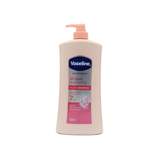 Vaseline Healthy Bright UV Extra Brightening Gluta Ceramide Lotion 490ml