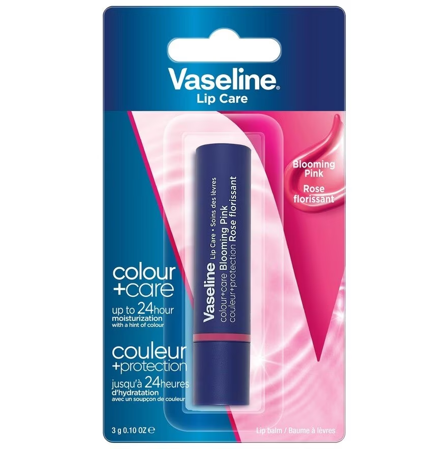 Vaseline Lip Care (Colour + Care) 3g blooming pink