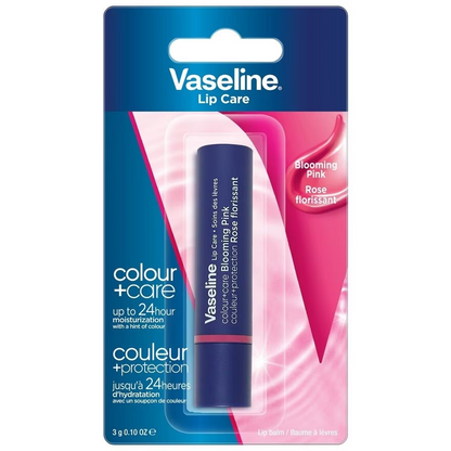 Vaseline Lip Care (Colour + Care) 3g blooming pink