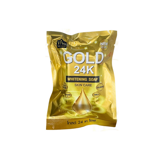 Vivi Skin Care Gold 24k Whitening Soap by Perfect Skin Lady 80g