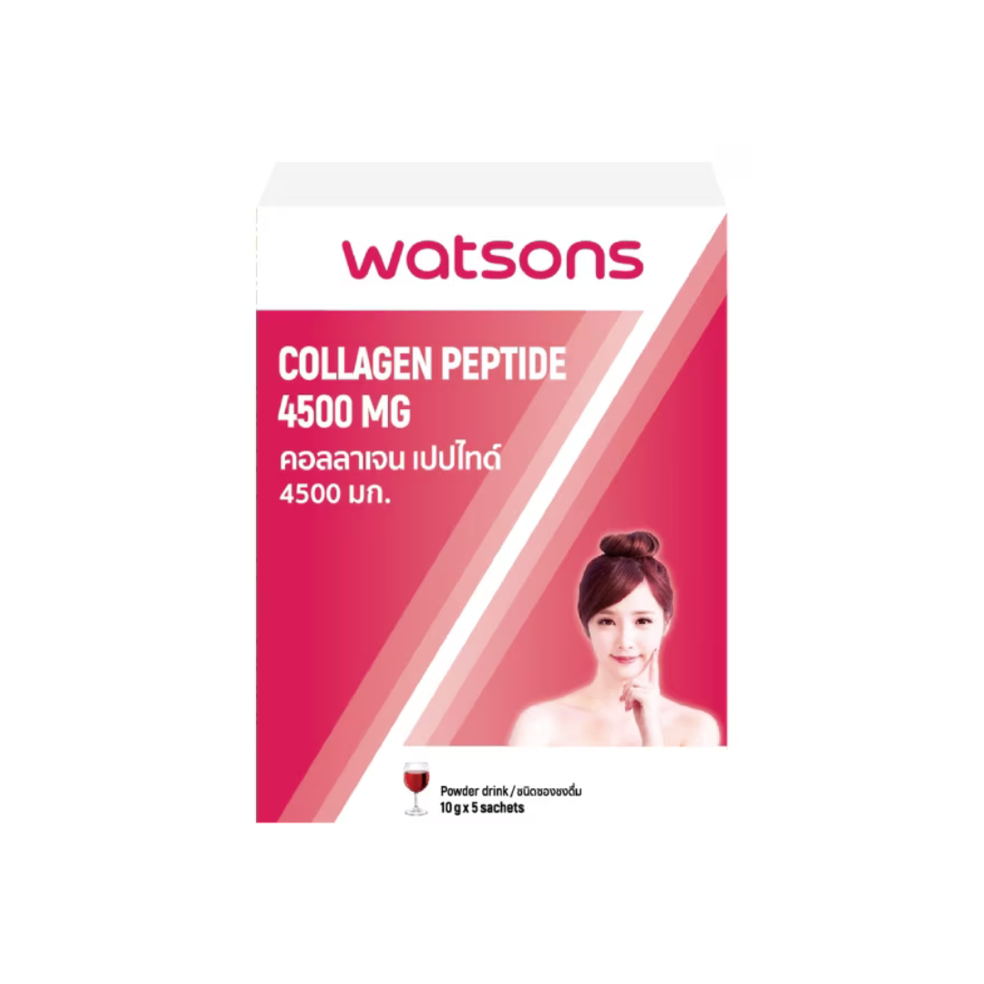 WATSONS Collagen Peptide Powdered Drink Supplement 4500mg - 5 Sachets