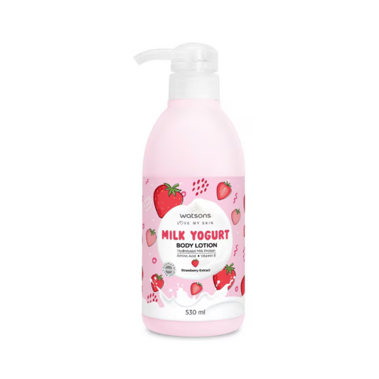 WATSONS Milk Yogurt Body Lotion (Strawberry Extract) 530ml