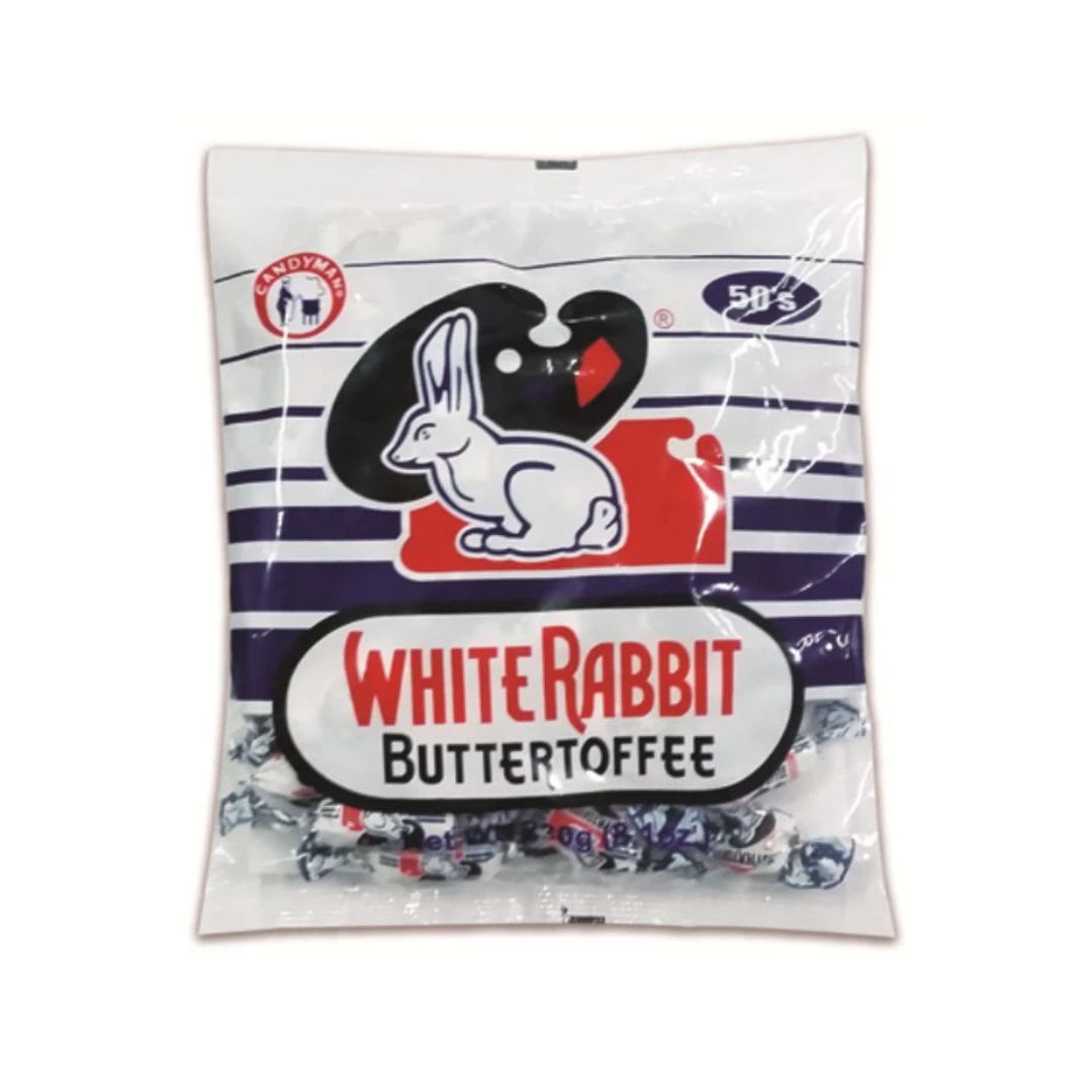 WHITE RABBIT Butter Toffee Candy - 50s