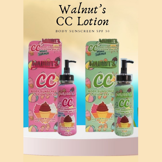 Walnut's CC Body Sunscreen Lotion SPF50 200ml