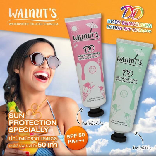 Walnut's DD Body Sunscreen Lotion SPF50 PA+++ 135g