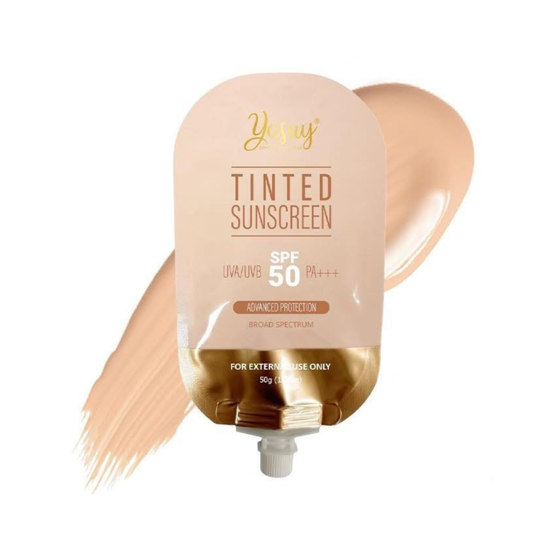 YASUY Tinted Sunscreen (UVA/UVB SPF50 PA+++) 50g
