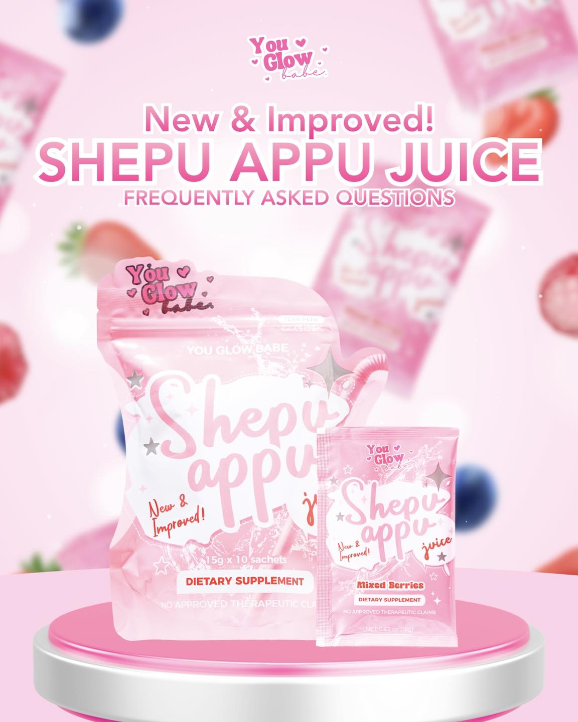 YOU GLOW BABE Shepu Appu Juice (Shape Up) - 10 sachets