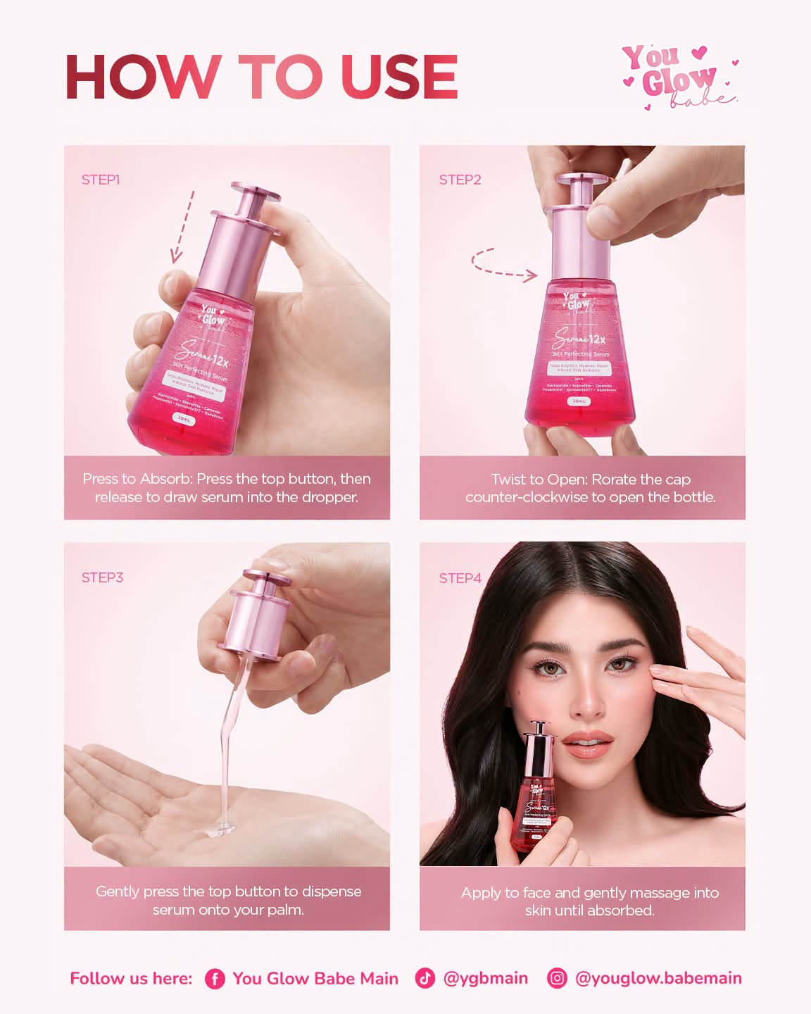 YOU GLOW BABE Skin Perfecting Serum (Serume 12X) 30ml