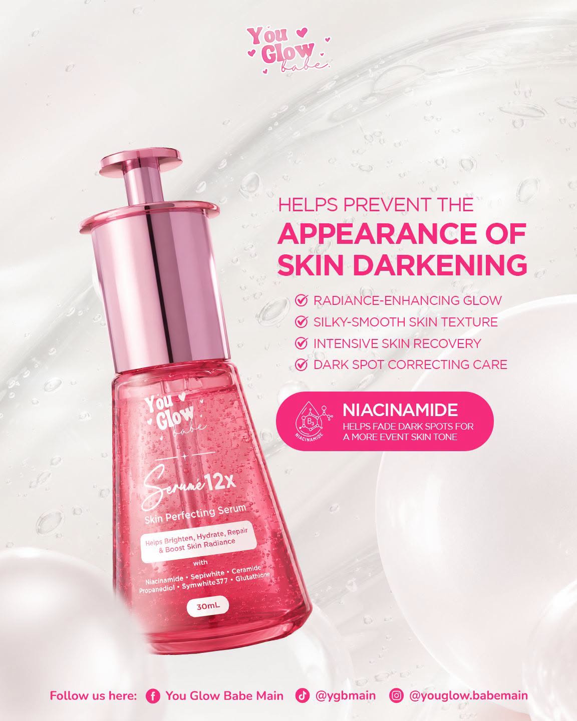 YOU GLOW BABE Skin Perfecting Serum (Serume 12X) 30ml