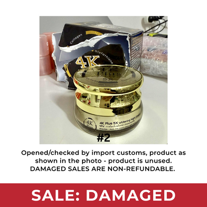 [DAMAGED SALE] 4K PLUS Whitening Night Cream 20g | Choose Variant