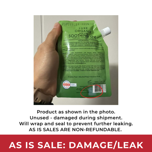[AS IS SALE: DAMAGED] LUXE ORGANIX Aloe Vera Soothing Gel 100ml