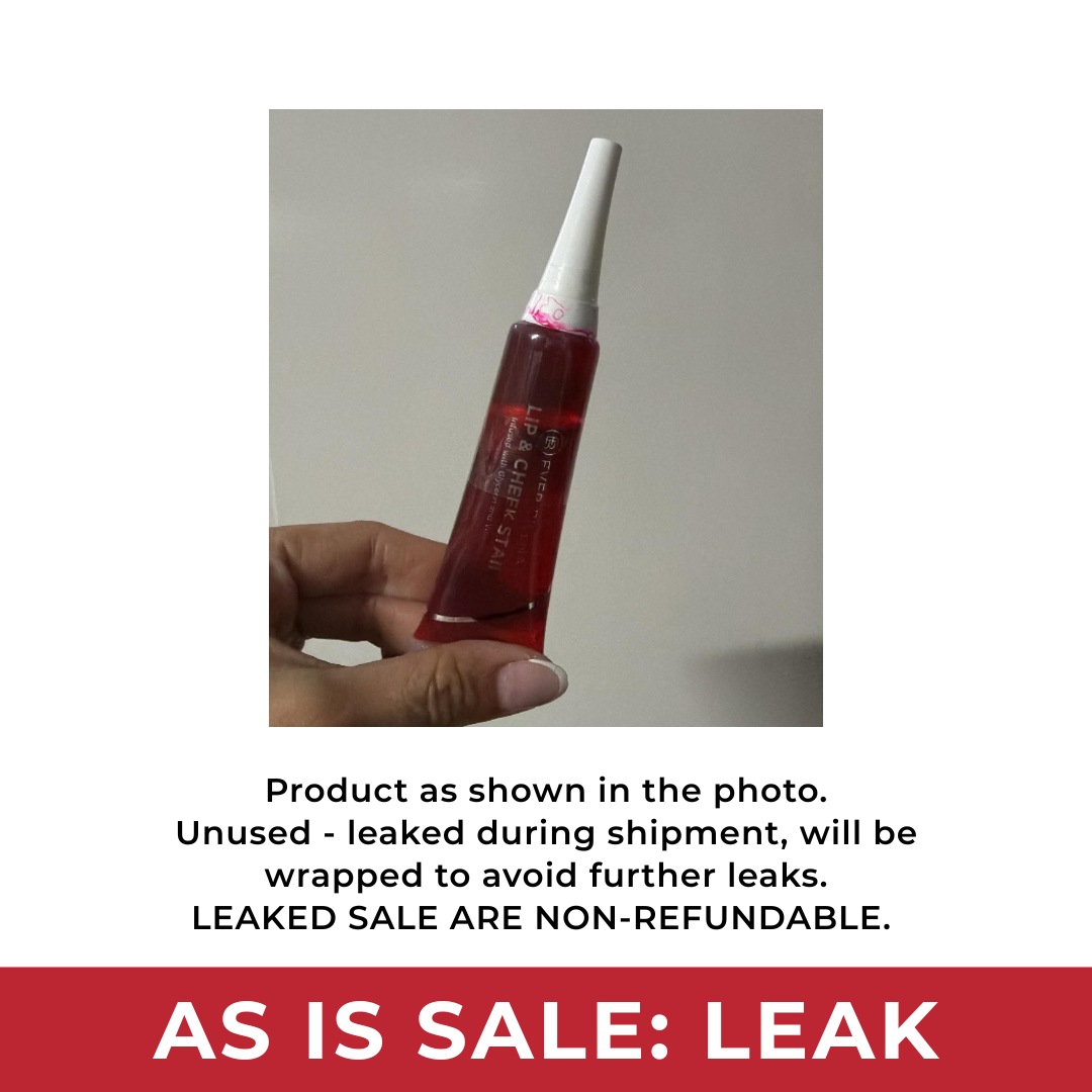 [AS IS SALE: LEAK] EVER BILENA Lip and Cheek Stain (Very Red) 20ml