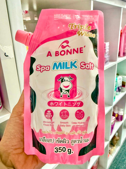 A BONNE Spa Milk Salt Scrub 350g | Choose Variant