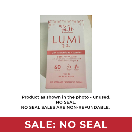 [NO SEAL SALE] BEAUTY VAULT Lumi Glutathione, Collagen & Vitamin C - 60 Capsules