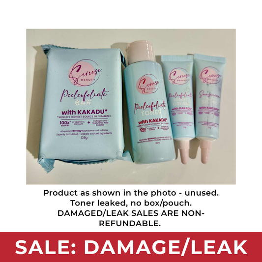 [DAMAGED/LEAK] SEREESE BEAUTY Peel Exfoliate (with KAKADU*) Set