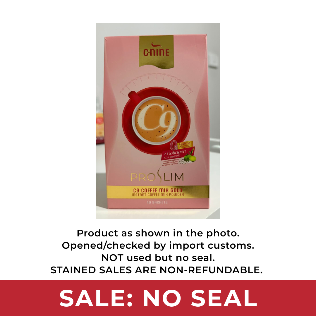 [NO SEAL SALE] C-NINE C9 ProSlim Coffee Mix Gold (10 Sachets)