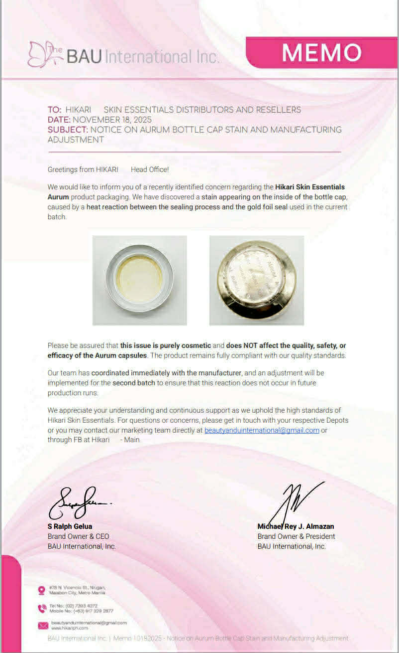 HIKARI S-Acetyl Glutathione (AURUM) - 30 Capsules