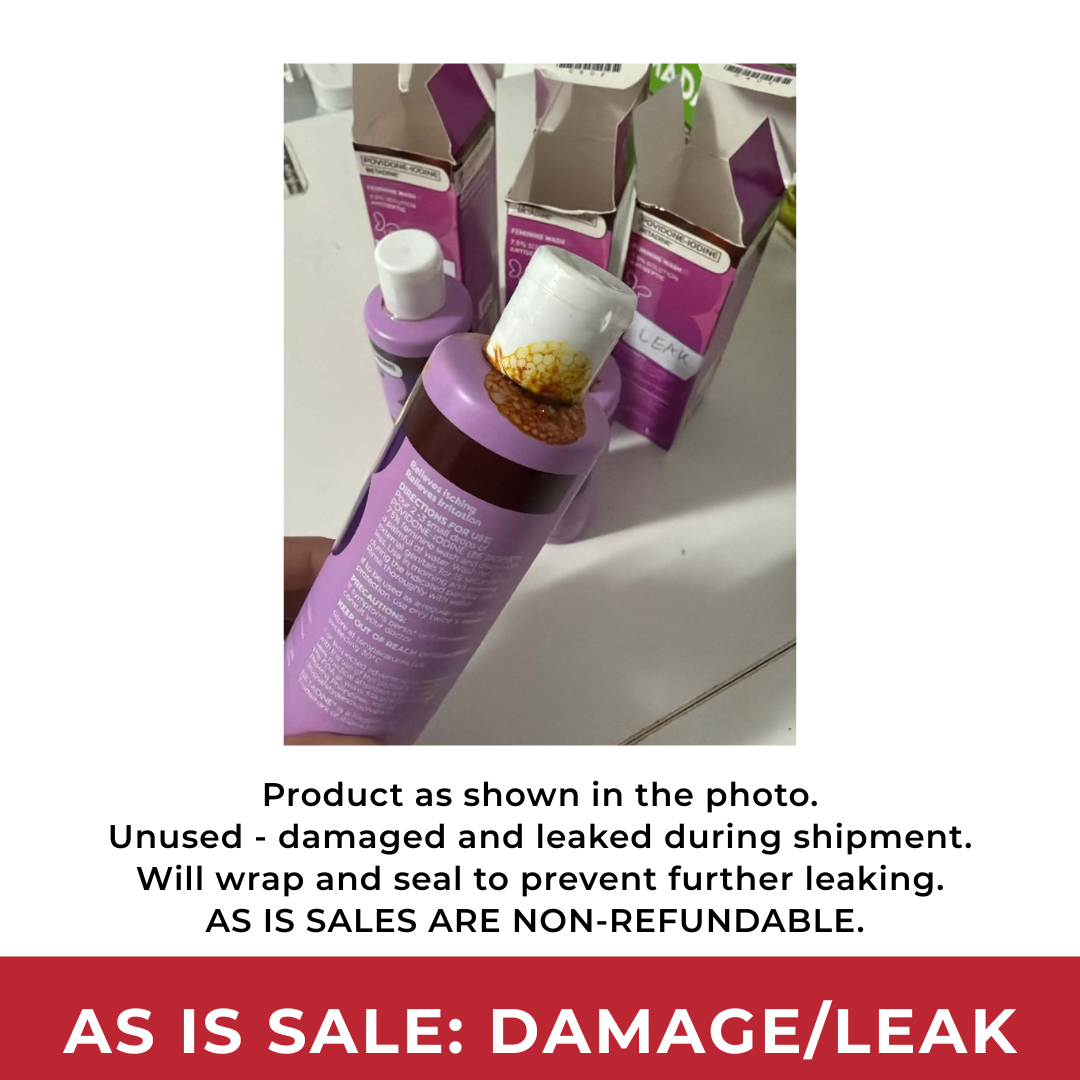[AS IS SALE: LEAK AND DAMAGED] BETADINE Antiseptic Feminine Wash 100ml