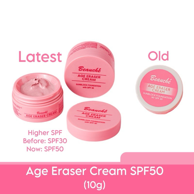 Beauche Age Eraser Cream Sunblock Foundation SPF50 10g