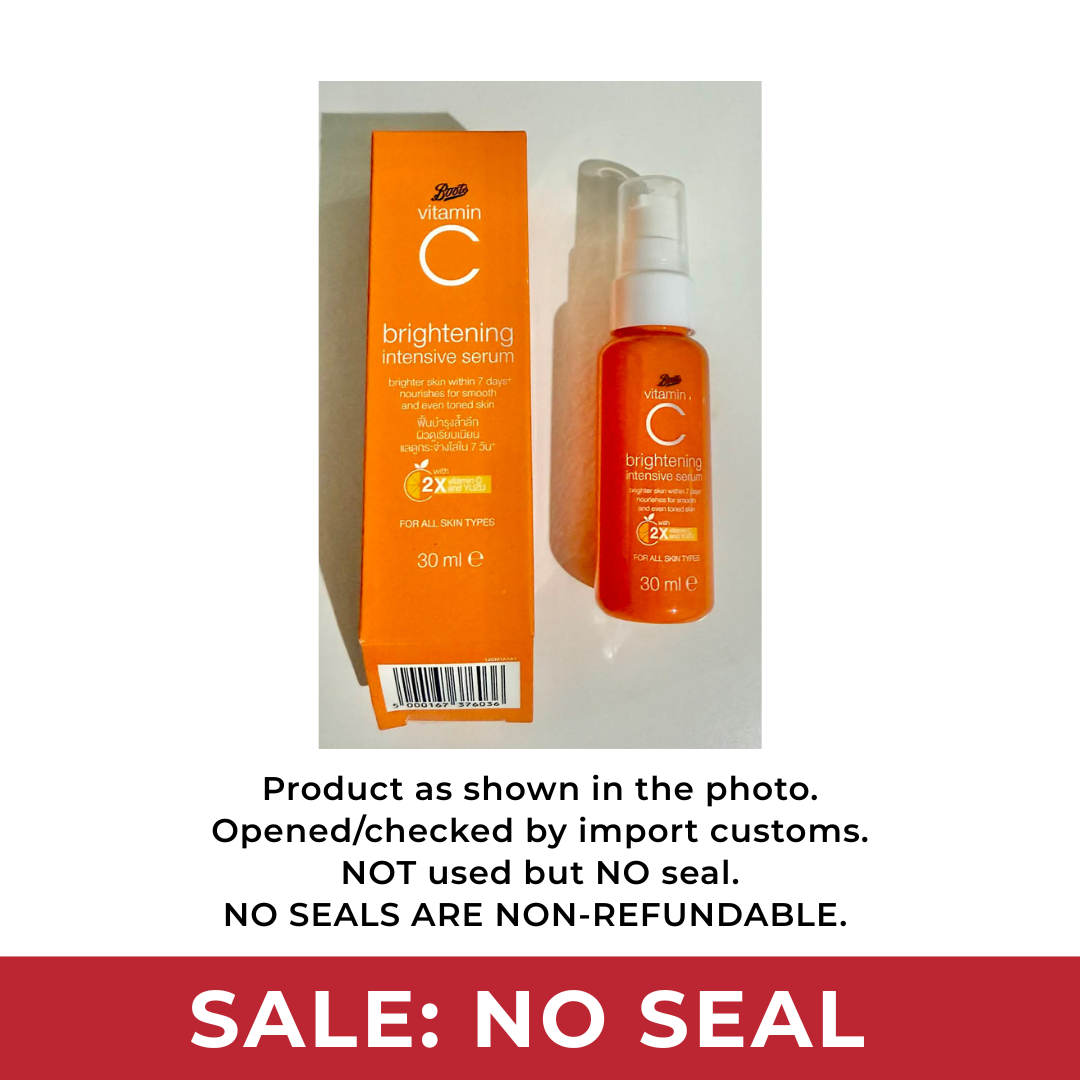[NO SEAL SALE] BOOTS Vitamin C Brightening Intensive Serum 30ml