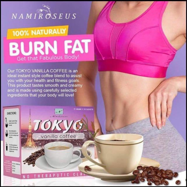 Namiroseus Tokyo Vanilla Slimming Coffee 21g (10 Sachets)