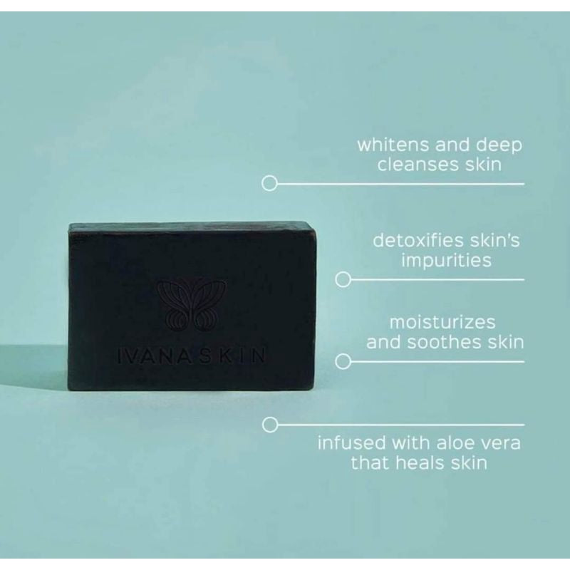 Ivana Skin Purifying Charcoal Bar (intense whitening) 135g