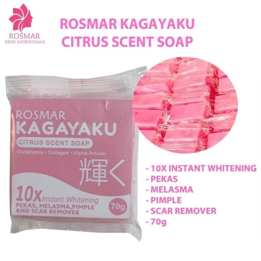 Rosmar Kagayaku Citrus Scent 10x Whitening Soap 70g
